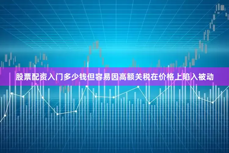 股票配资入门多少钱但容易因高额关税在价格上陷入被动