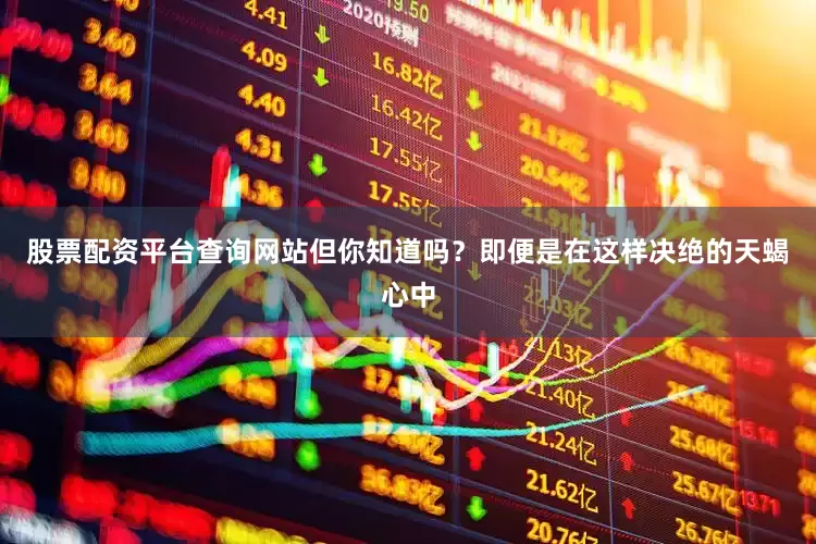 股票配资平台查询网站但你知道吗？即便是在这样决绝的天蝎心中